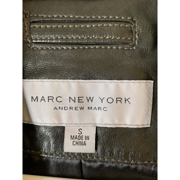 Andrew Marc New York Womens Lambskin Buttery Leather Jacket Small RHH10560 - Picture 2 of 13